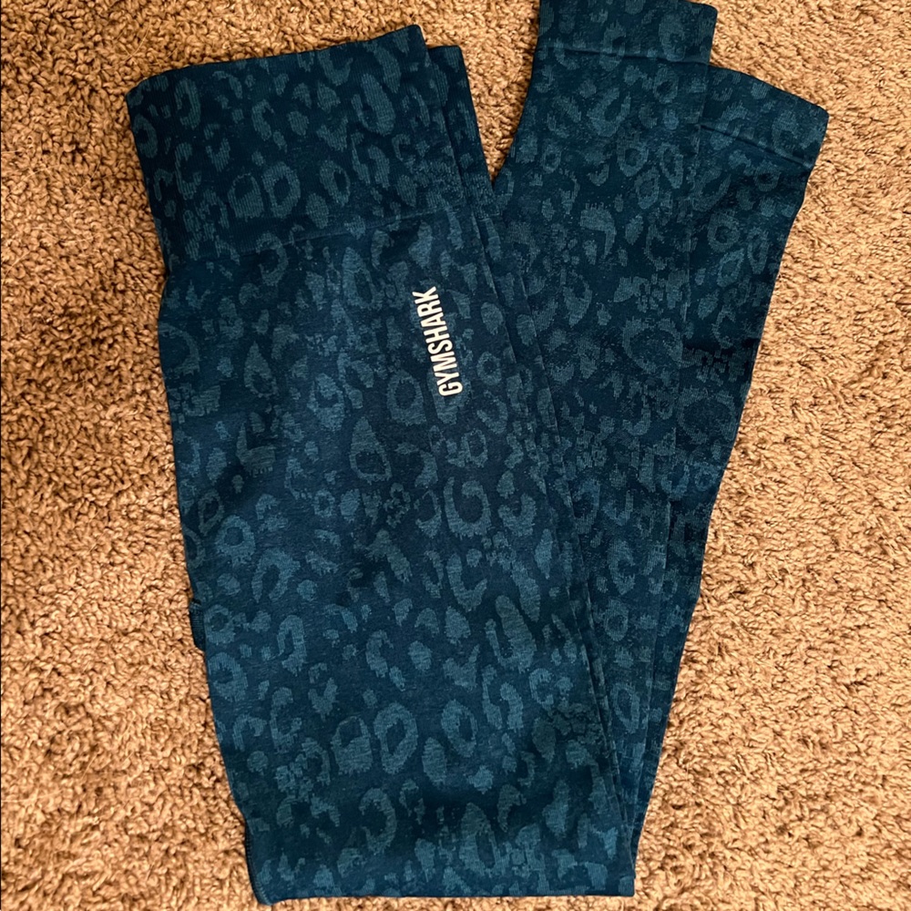 Gymshark Adapt Animal Seamless Leggings - Teal